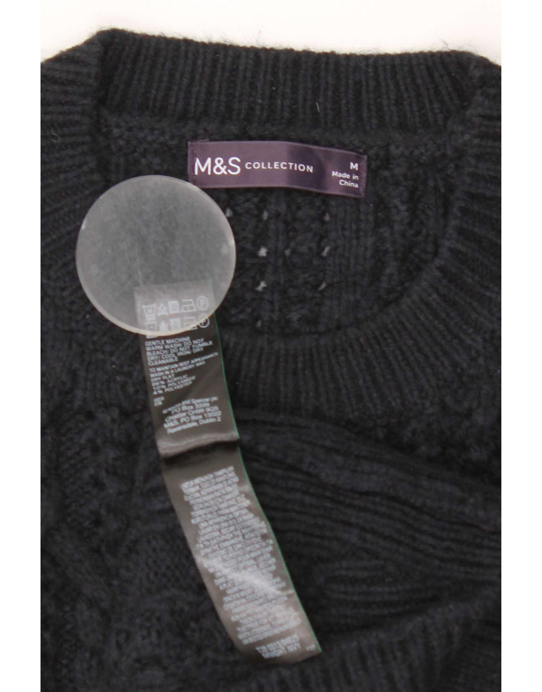 Regata feminina Marks & Spencer com colete UK 14 médio azul marinho acrílico