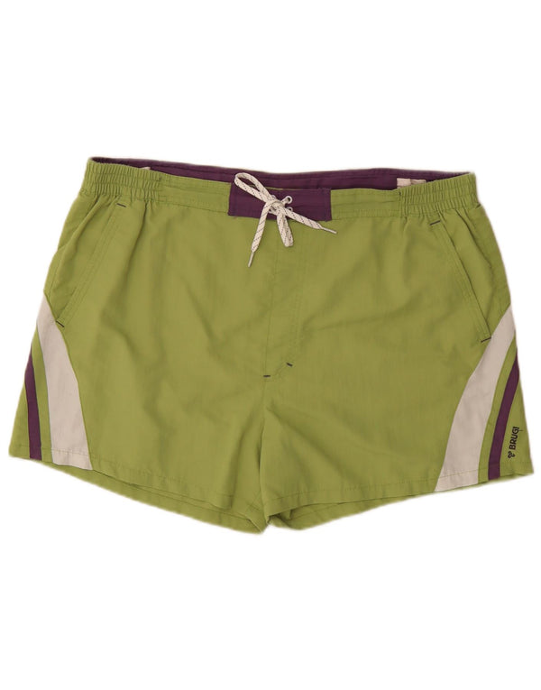Shorts de natação masculino Brugi XL verde Colourblock poliamida