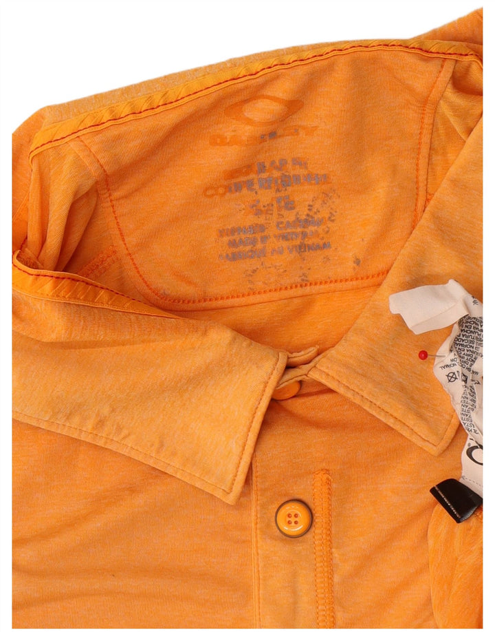 Camisa polo masculina Oakley 2XL poliéster laranja