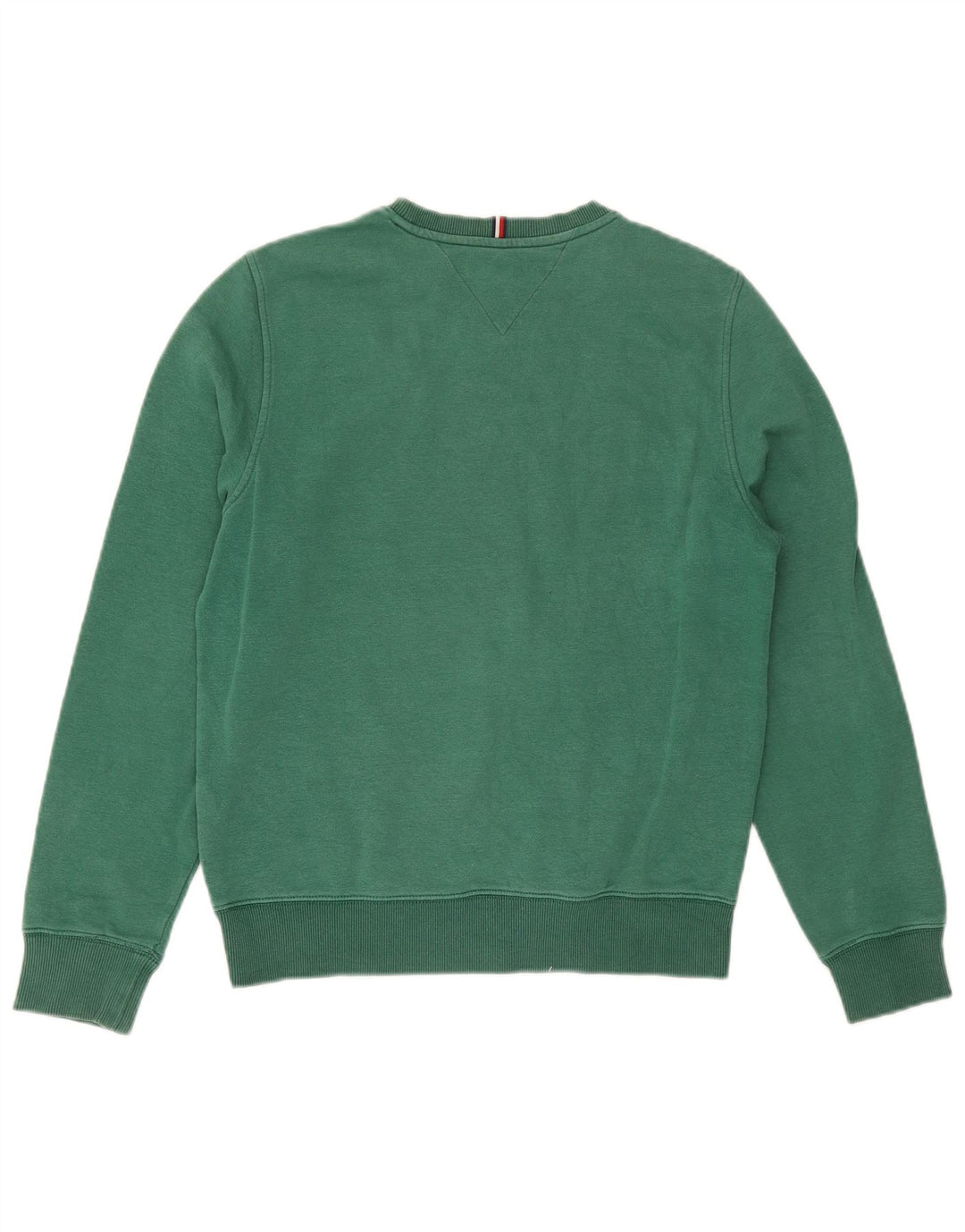 Tommy Hilfiger moletom gráfico masculino jumper pequeno algodão verde