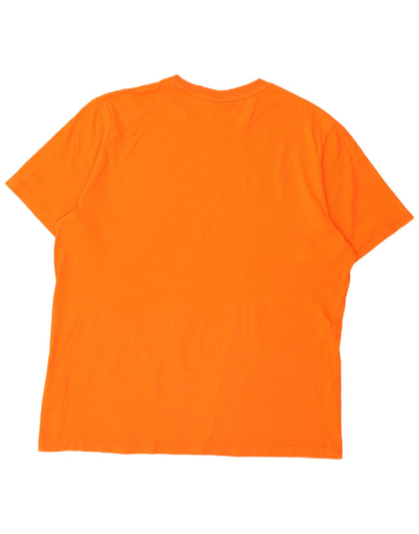 Camiseta Nike Masculina KNVB Graphic Top UK 46/48 XL Laranja Algodão