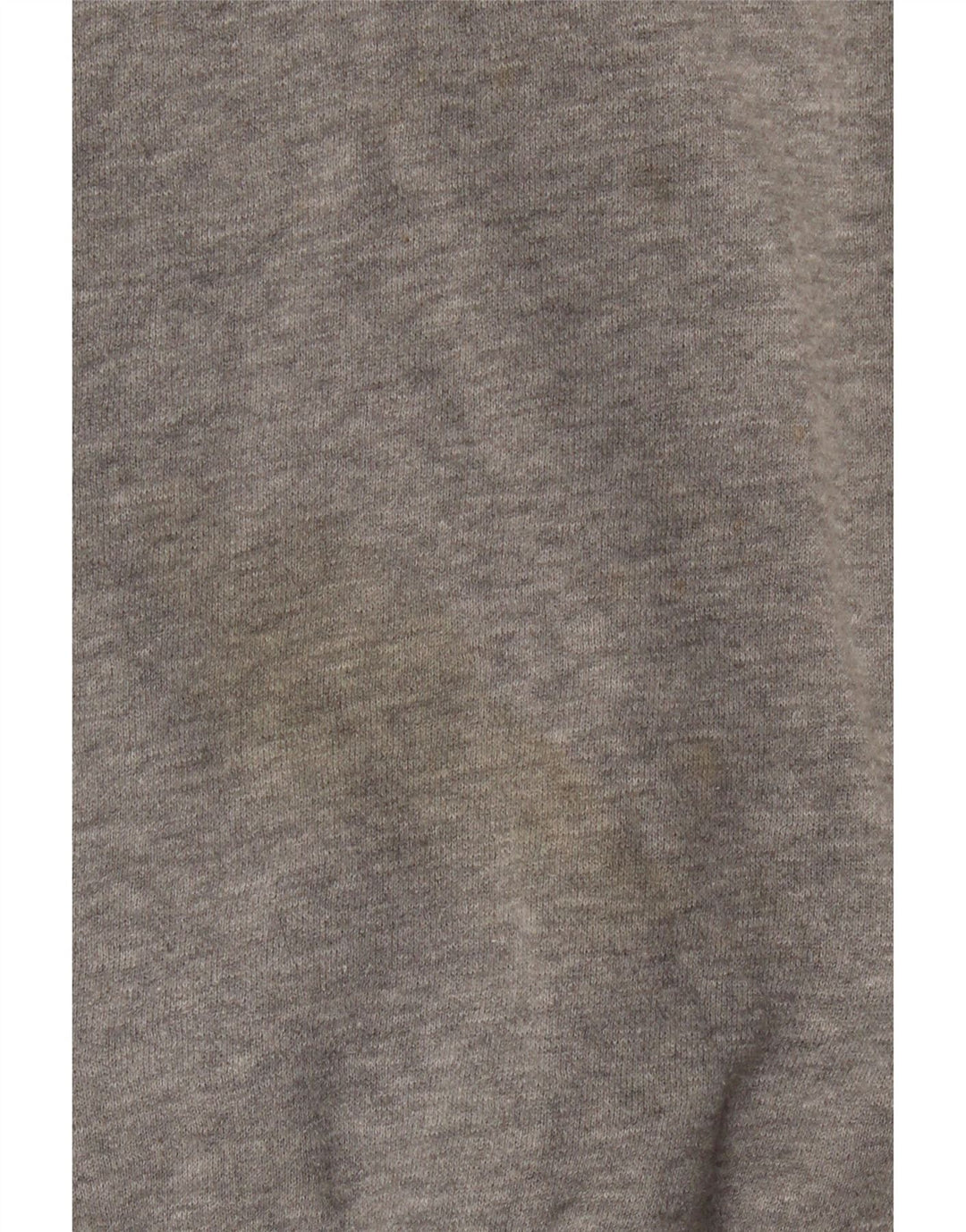 Suéter masculino Izod com zíper e gola grande de algodão manchado cinza