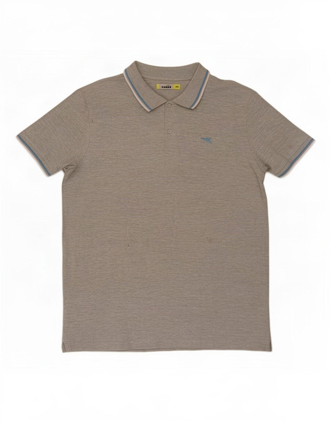 Camisa polo masculina Diadora 2XL algodão cinza