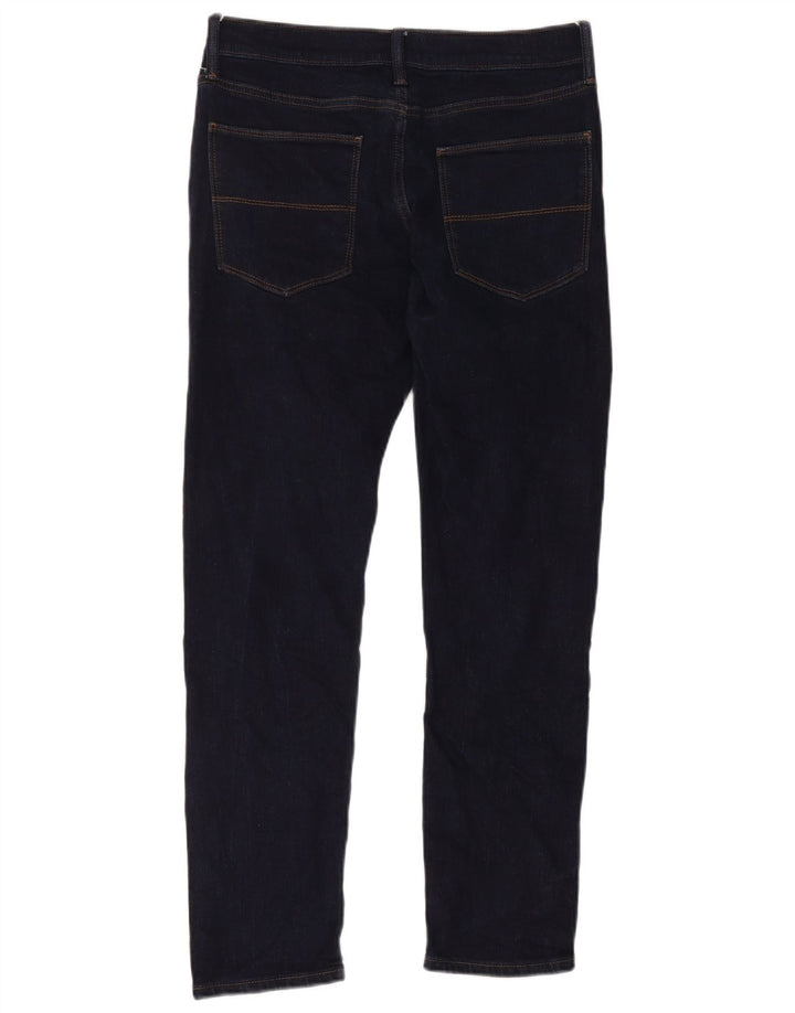 Marks & Spencer Mens Slim Jeans W30 L31 Azul Marinho Algodão