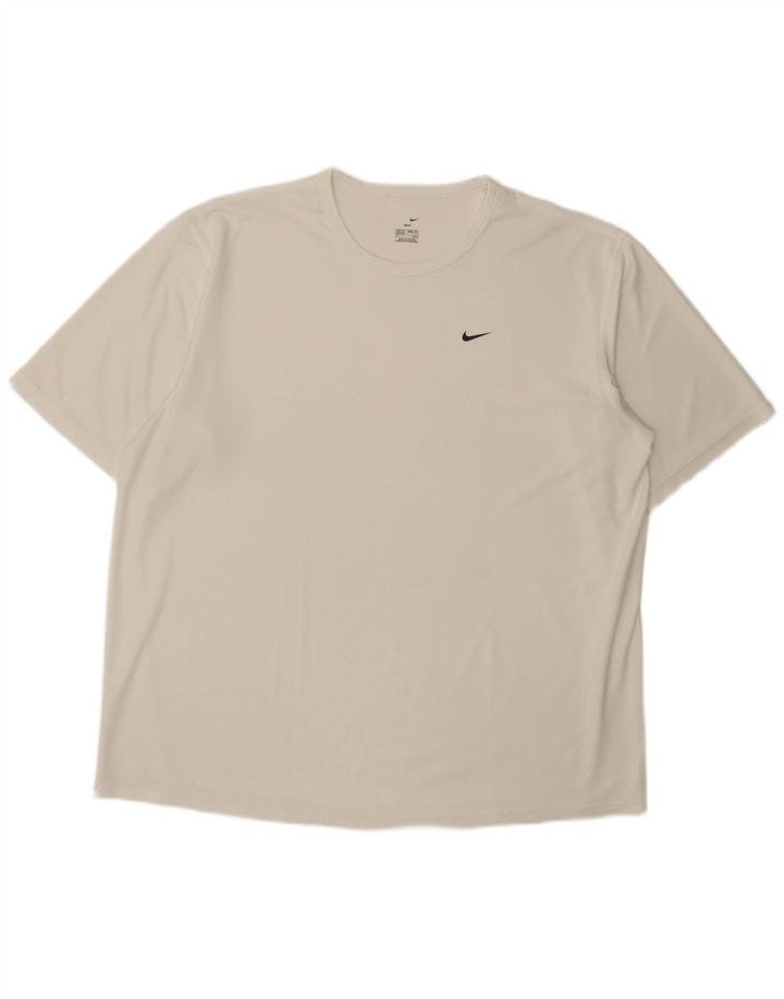 Camiseta Nike Masculina Dri Fit Top 2XL Branca