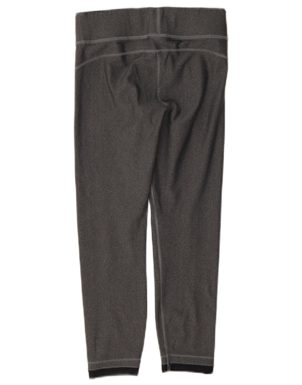 Under Armour Womens Crop Leggings UK 4 XS Poliéster Cinza