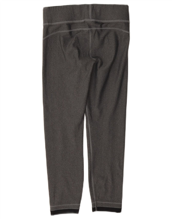 Under Armour Womens Crop Leggings UK 4 XS Poliéster Cinza