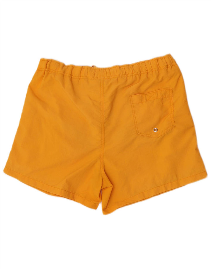 Zara Shorts de natação masculino grande nylon amarelo