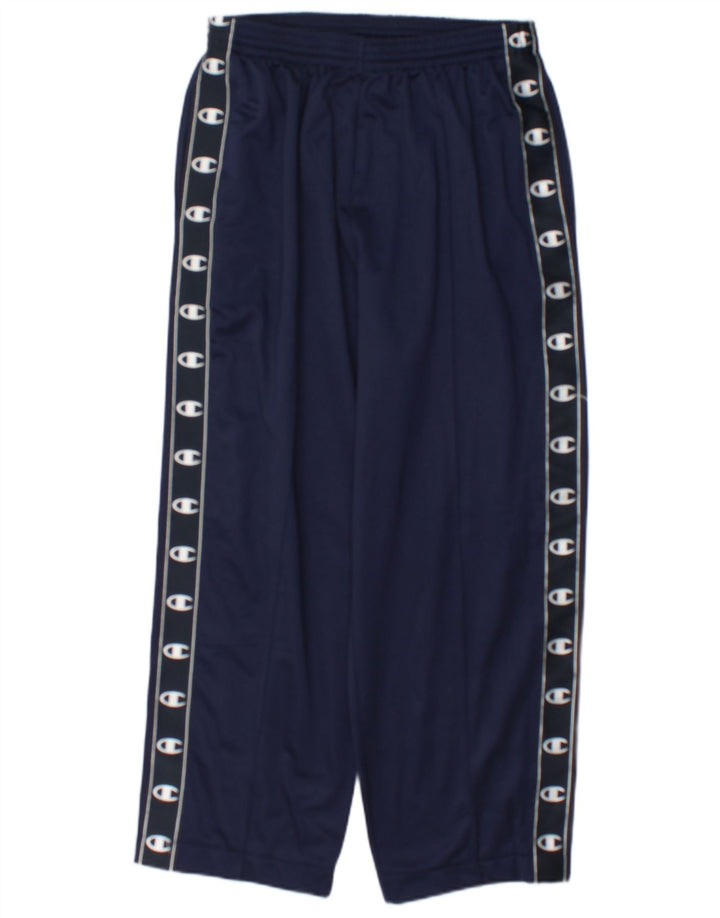 Calça esportiva masculina Champion grande poliéster azul marinho