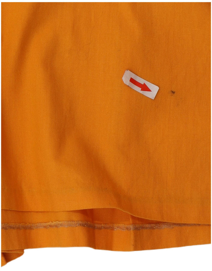 Vestido de verão feminino vintage sem mangas IT 44 médio laranja