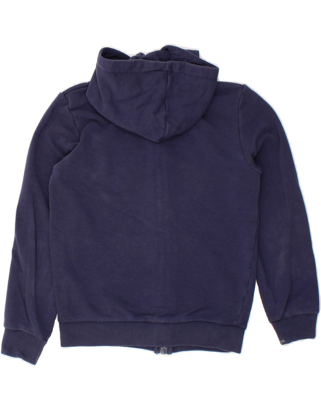 PUMA Boys Graphic Zip Hoodie Sweater 9-10 Years Medium Navy Blue Vintage Puma and Second-Hand Puma from Messina Hembry 