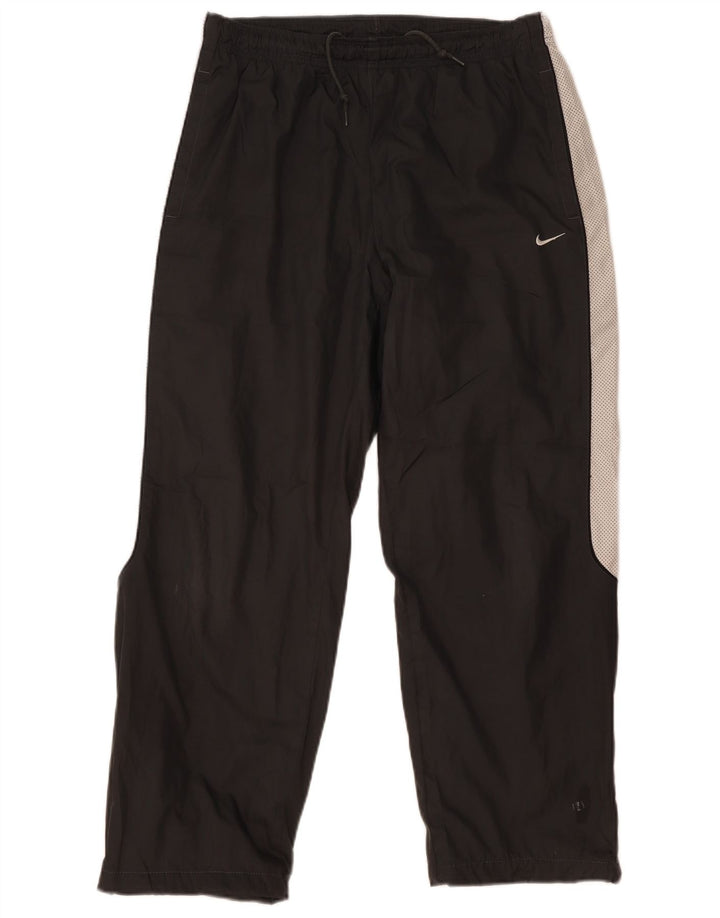 Calça de treino masculina Nike grande preto colorblock poliéster