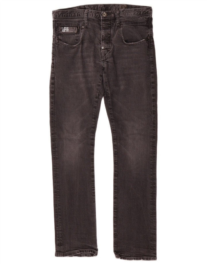 Jeans Slim Masculino G-Star W32 L32 Algodão Cinza