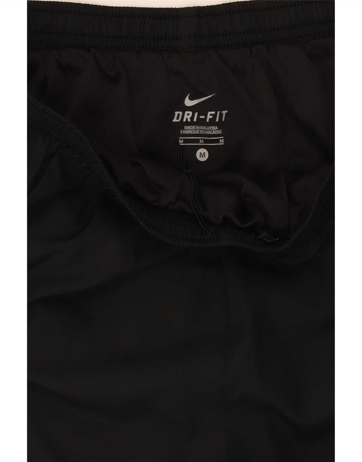 Nike Womens Dri Fit Sport Shorts UK 14 Médio Preto Poliéster