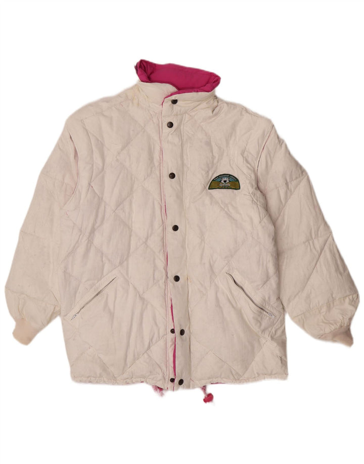 Jaqueta acolchoada masculina reversível de ajuste solto Dolomite Reino Unido 36 poliéster rosa pequeno