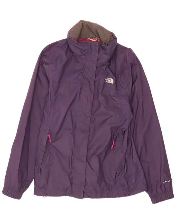 Jaqueta de chuva feminina com capuz The North Face Reino Unido 16 grande nylon roxo