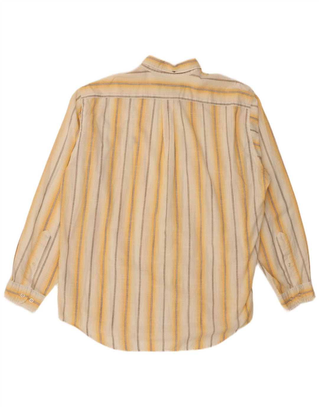Camisa masculina MARLBORO CLASSICS XL algodão listrado amarelo