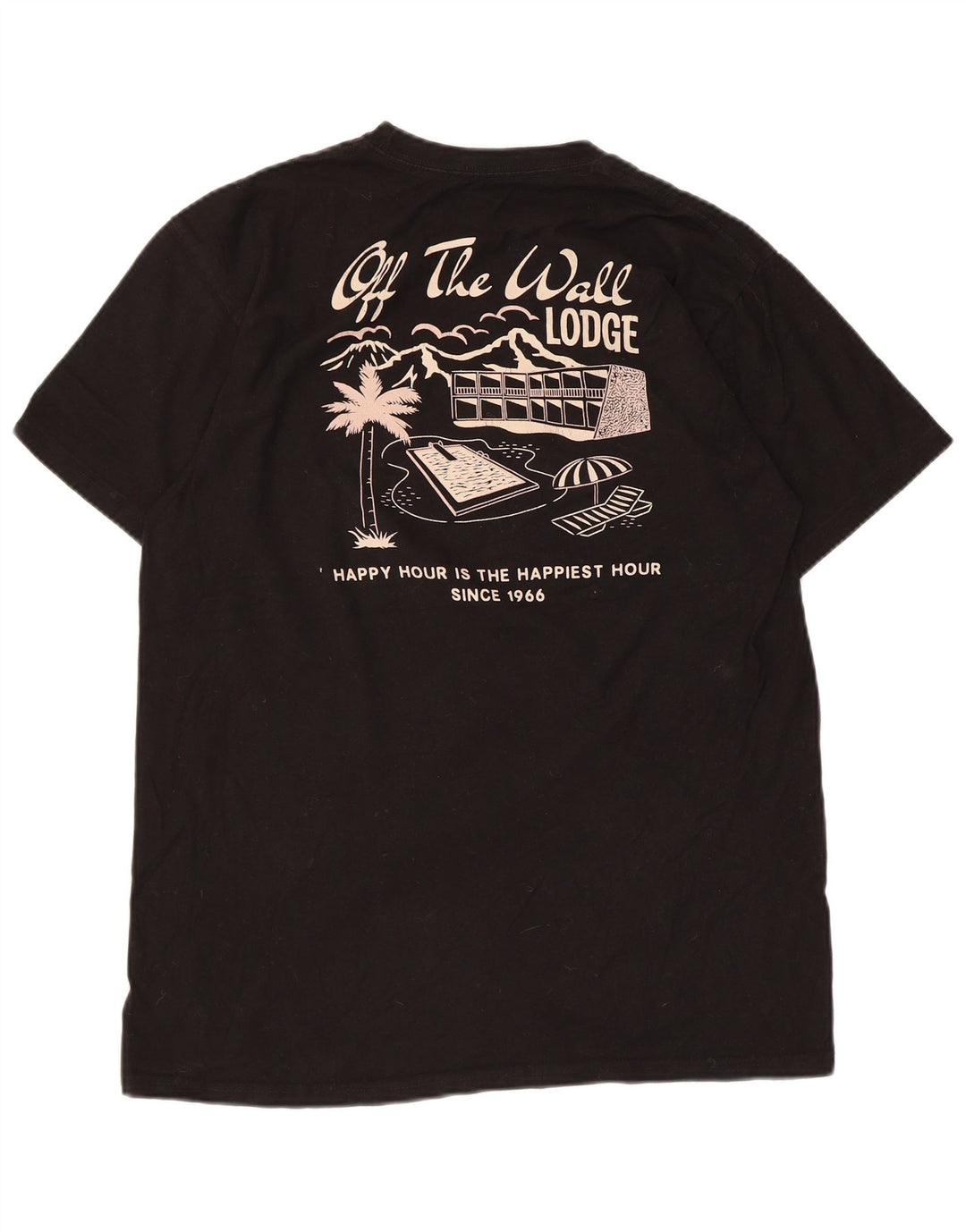 Camiseta Vans Masculina Classic Fit Graphic Top Médio Algodão Preto