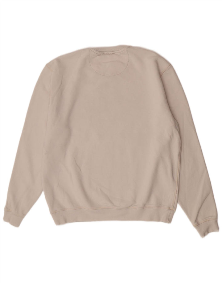 Jack Wills moletom gráfico masculino jumper grande algodão branco