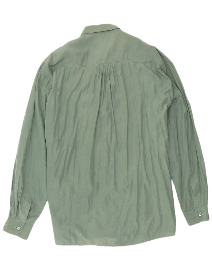 Camisa masculina vintage grande verde