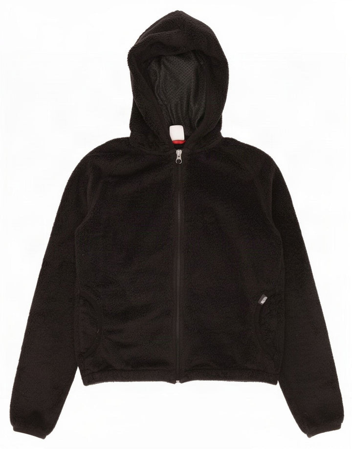 Jaqueta de lã com capuz feminina The North Face UK 10 poliéster preto pequeno