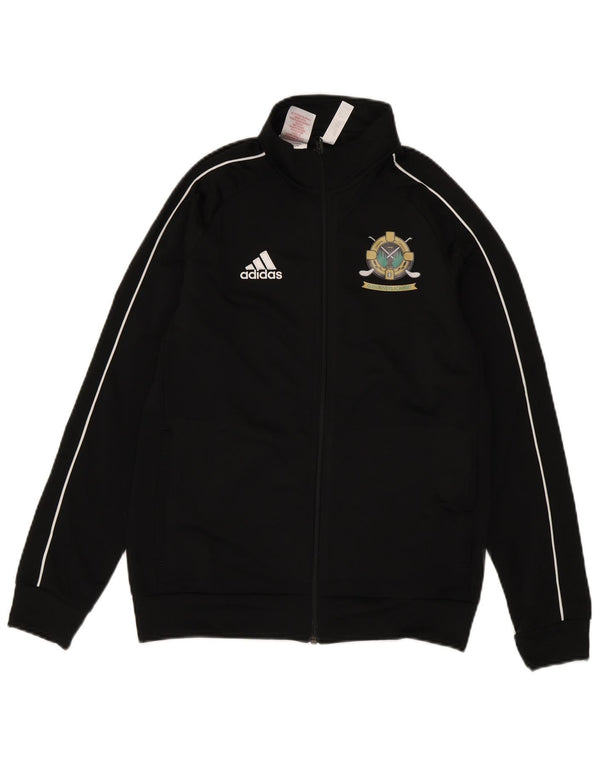 Casaco de treino gráfico Adidas Boys 13-14 anos preto poliéster