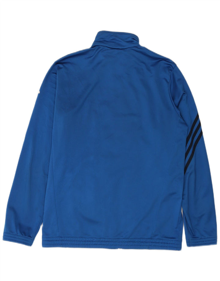 Adidas Mens Tracksuit Top Jacket UK 42/44 Grande Azul Colorblock Poliéster