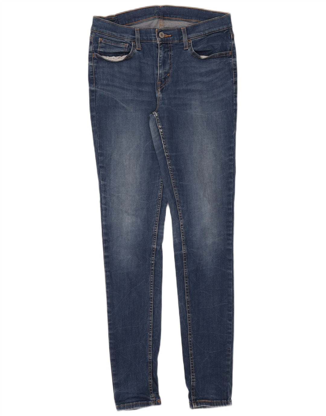 Jeans skinny feminino Levi's W31 L32 azul algodão