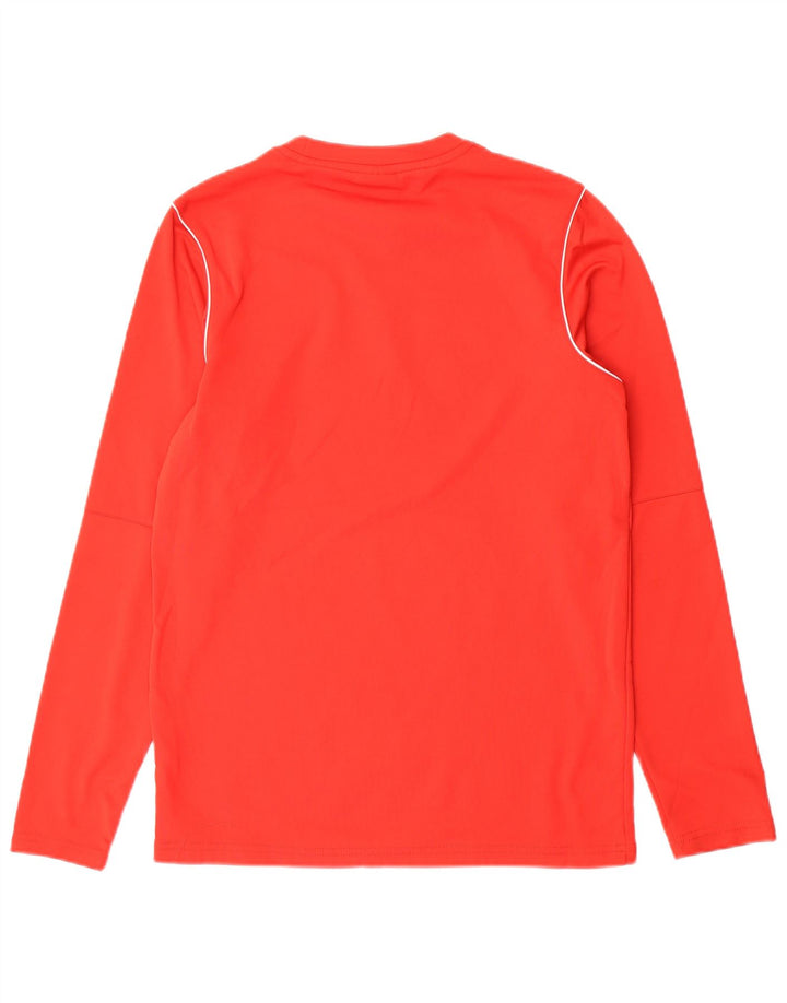 Nike Mens Dri Fit Top Manga Longa Pequeno Poliéster Vermelho
