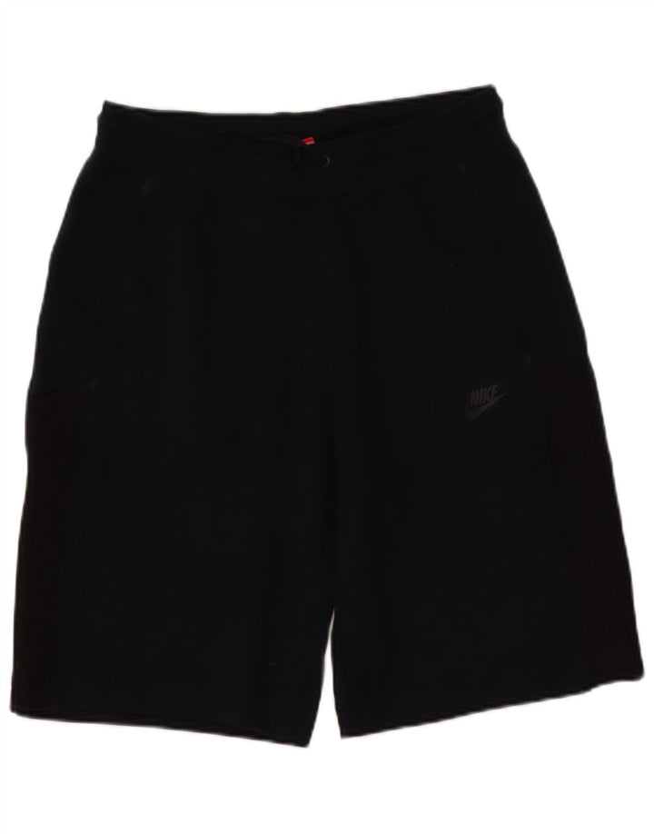 Shorts esportivos masculinos Nike médio preto algodão
