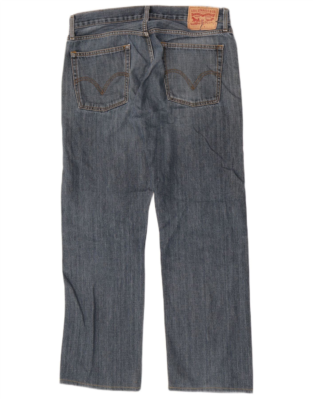 Levi's Masculino 514 Straight Jeans W36 L31 Azul Algodão