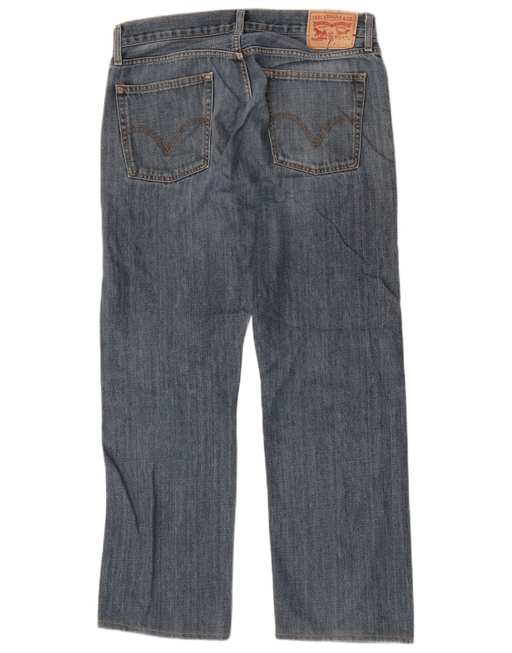 Levi's Masculino 514 Straight Jeans W36 L31 Azul Algodão