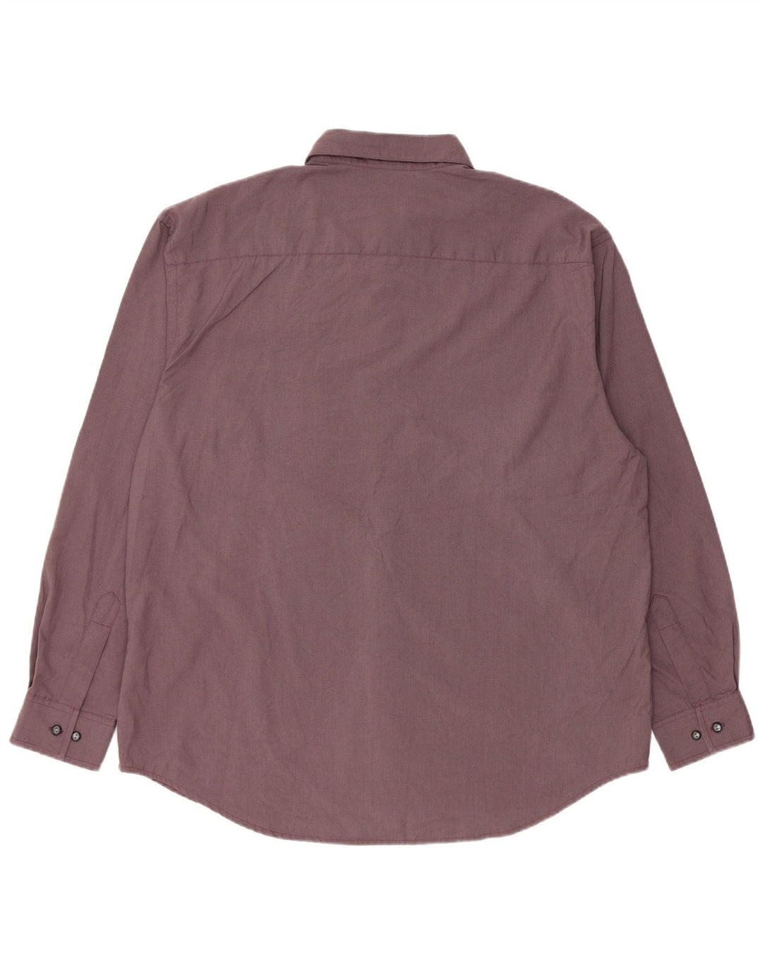 Camisa masculina de flanela DOCKERS grande poliéster roxo Houndstooth