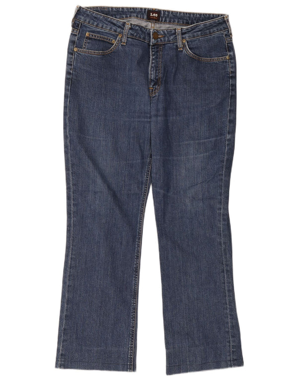 Lee Mens Bootcut Jeans W33 L33 Azul Algodão