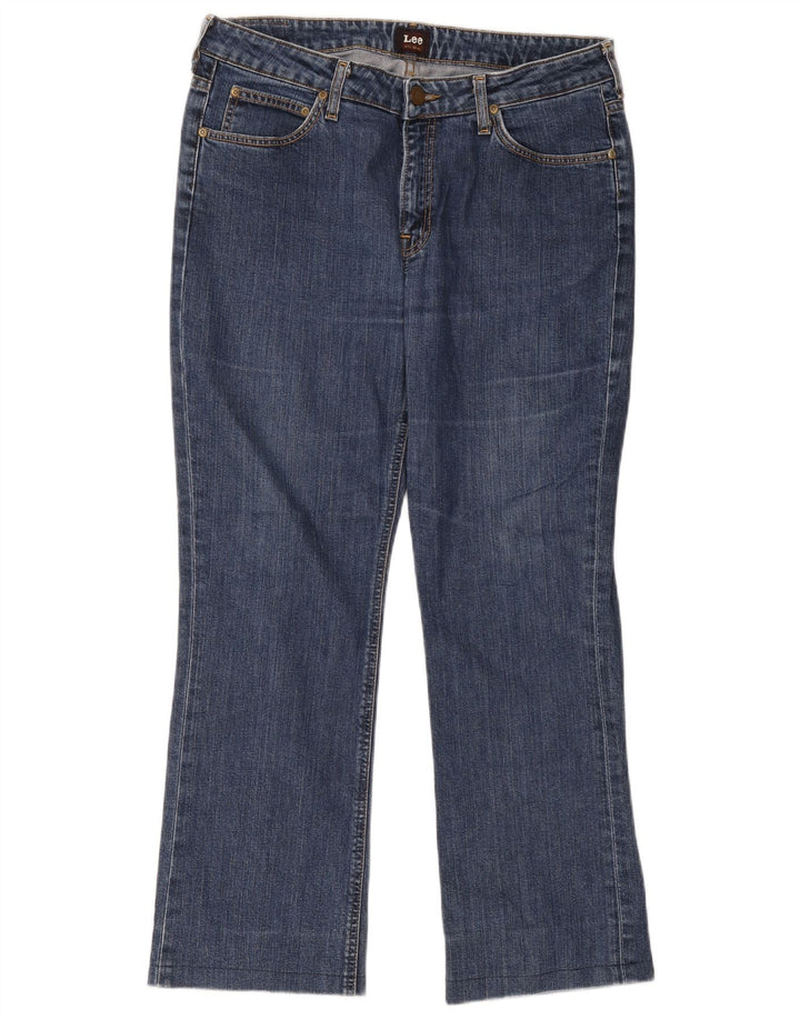 Lee Mens Bootcut Jeans W33 L33 Azul Algodão