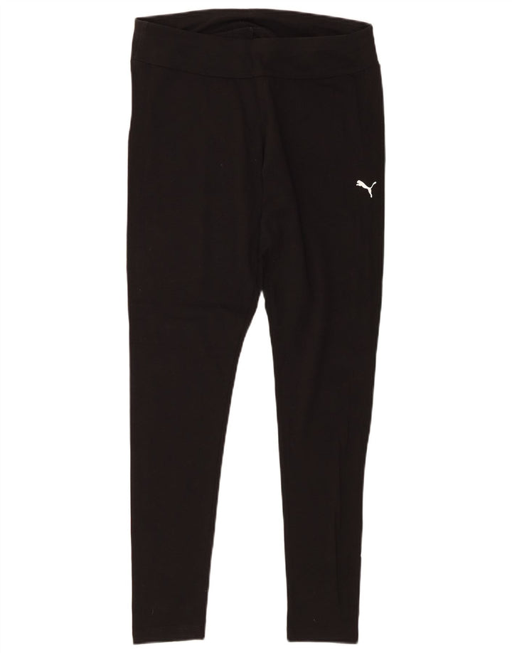 Leggings Puma Feminino UK 12 Médio Algodão Preto