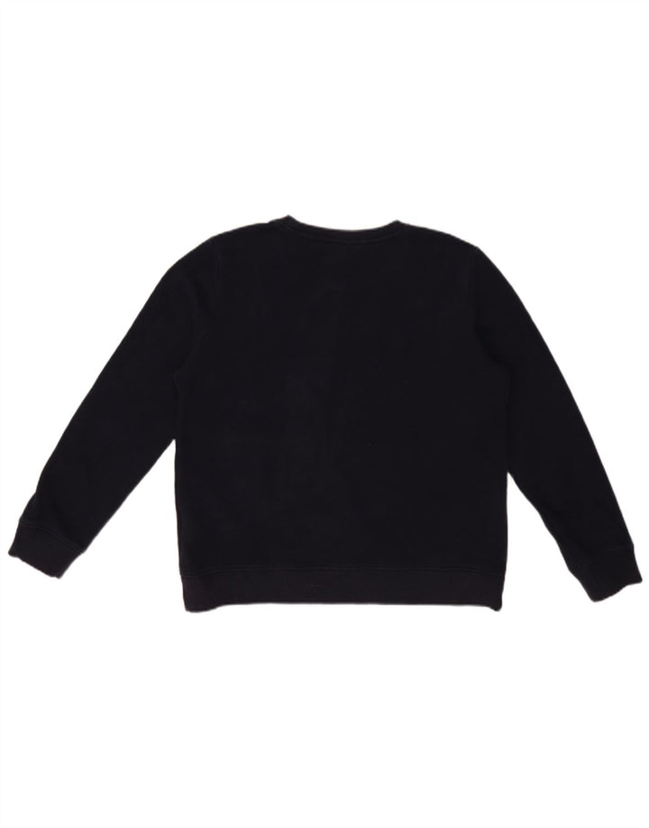 Tommy Hilfiger moletom gráfico feminino jumper UK 14 médio azul marinho