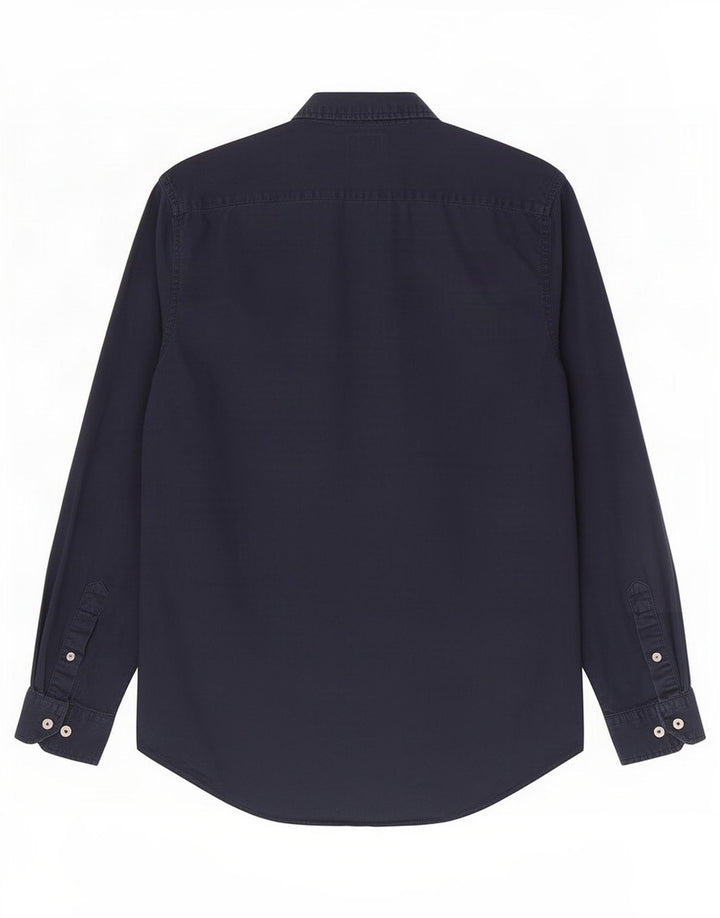 Camisa masculina Gant grande azul marinho