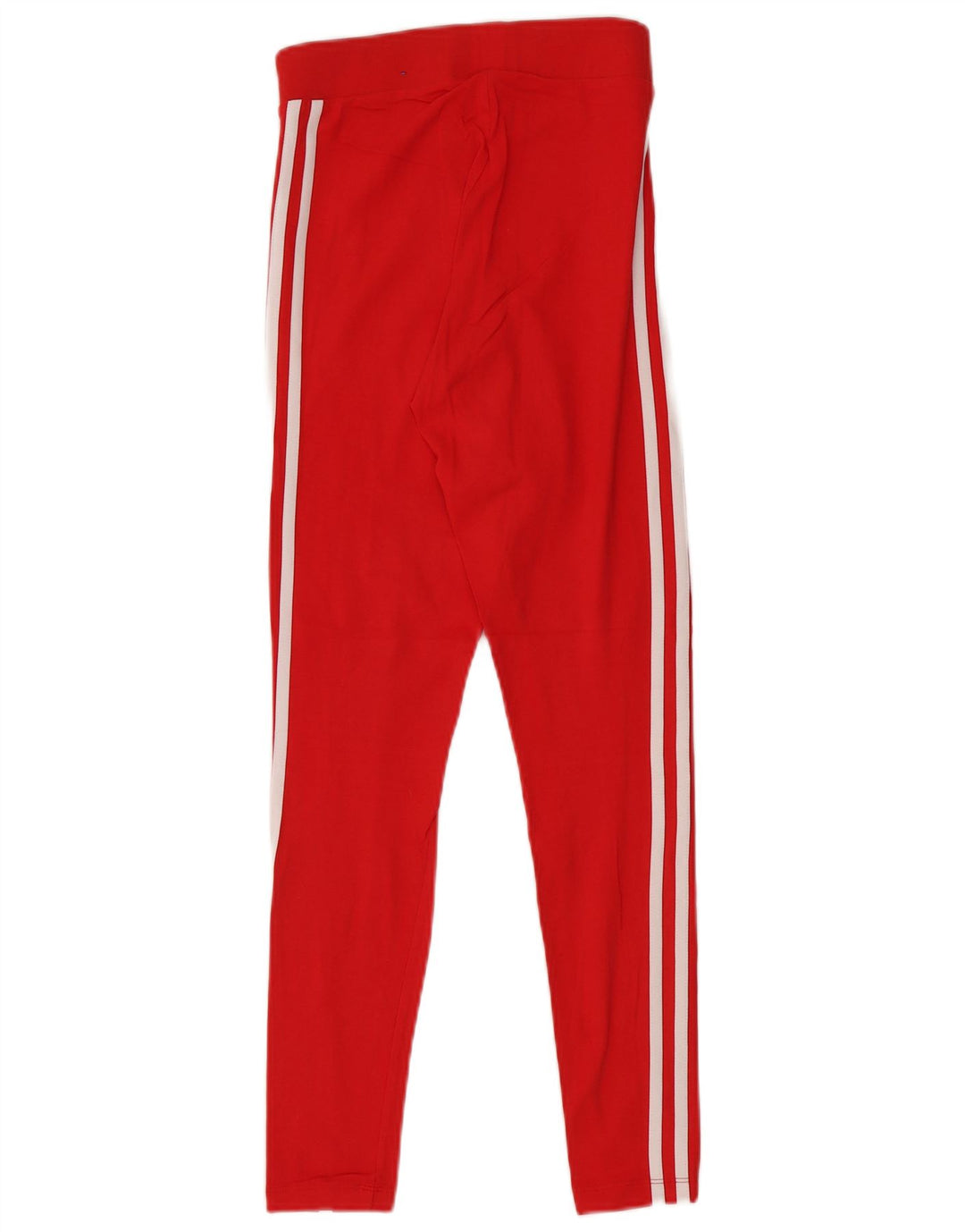 Leggings Adidas Femininas UK 10 Pequenas Algodão Vermelho