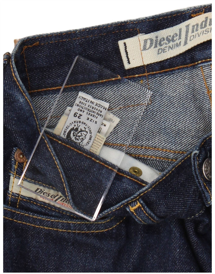 DIESEL Masculino Bootcut Jeans W29 L33 Azul Marinho Algodão