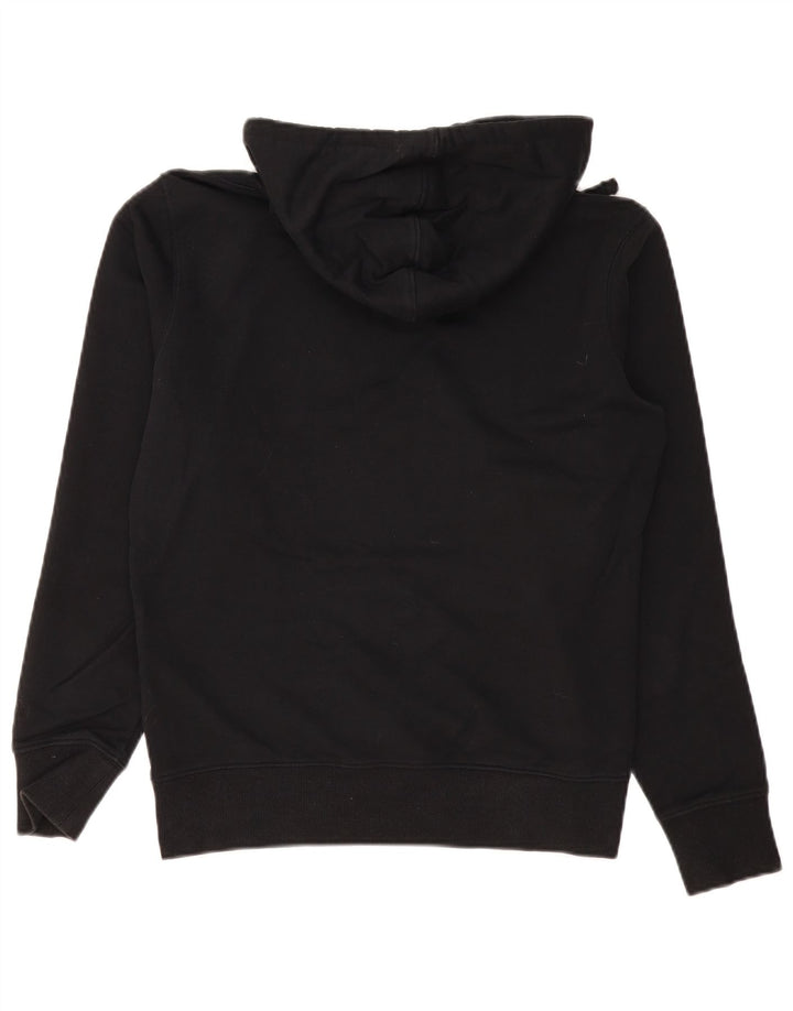 Diadora Mens Graphic Hoodie Jumper Médio Algodão Preto