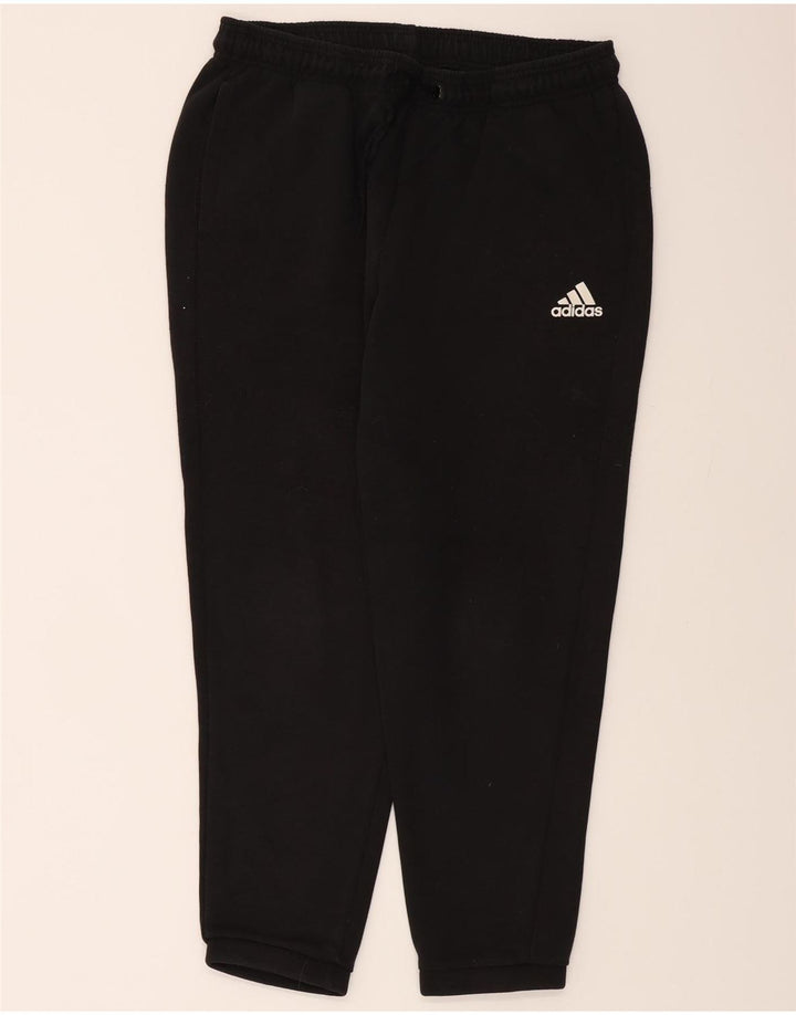 ADIDAS Womens Tracksuit Trousers Joggers XL Black Cotton Vintage Adidas and Second-Hand Adidas from Messina Hembry 