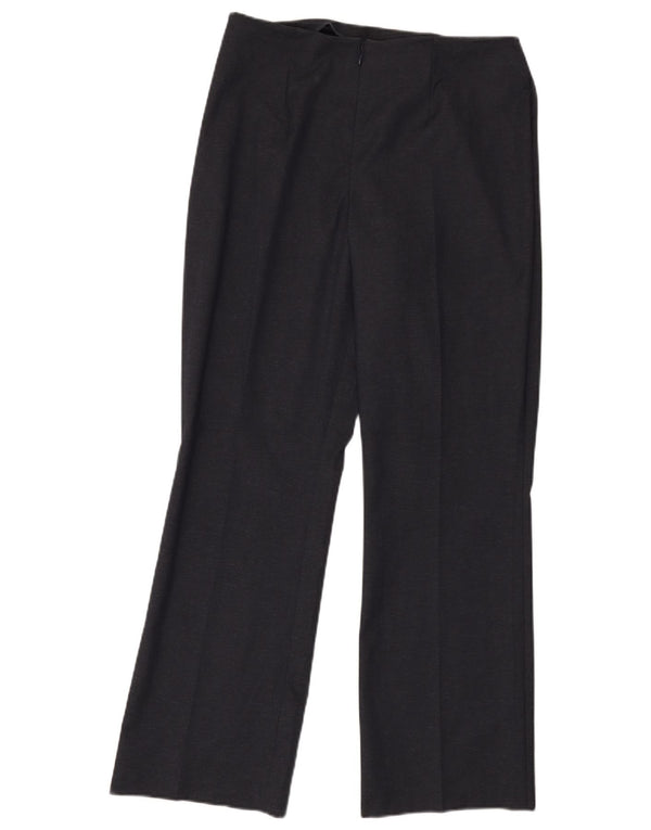 Calça casual feminina Marks & Spencer Reino Unido 14 médio W30 L30 azul marinho