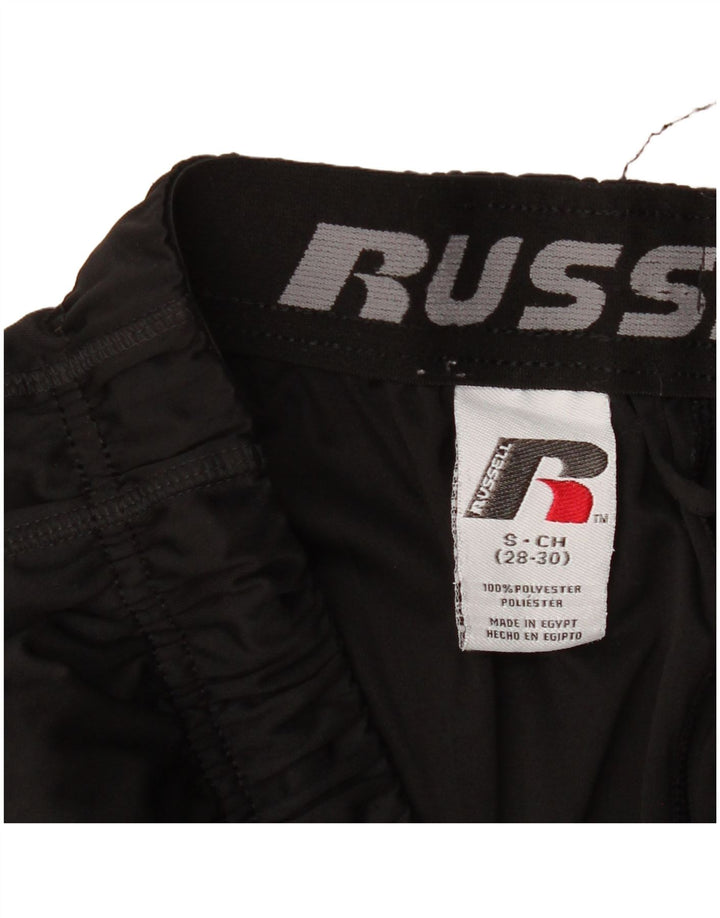 RUSSELL ATLÉTICO Masculino Dri-Power Sport Shorts Pequeno Poliéster Preto