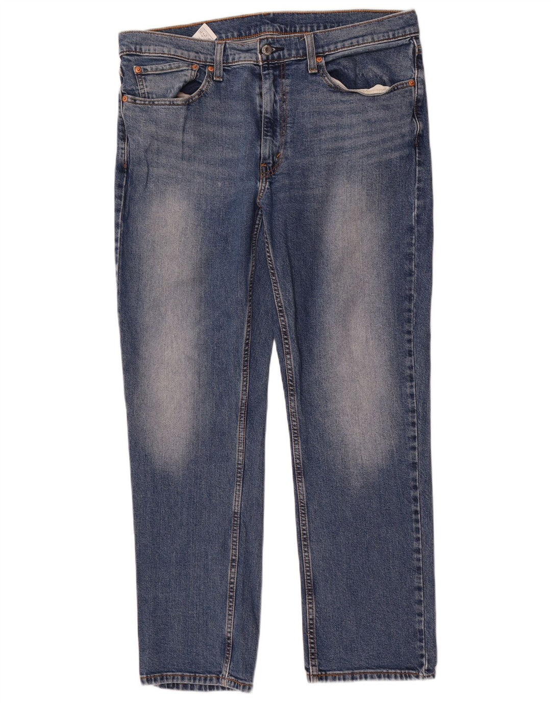 Levi's Masculino 514 Straight Jeans W36 L30 Azul Algodão