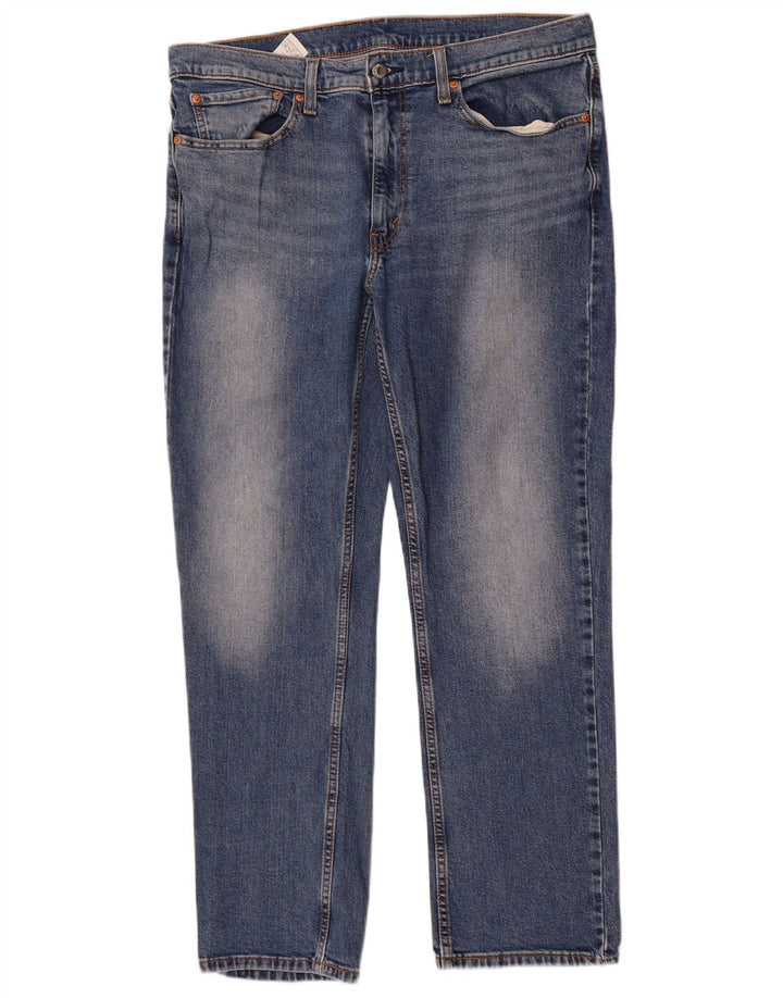 Levi's Masculino 514 Straight Jeans W36 L30 Azul Algodão