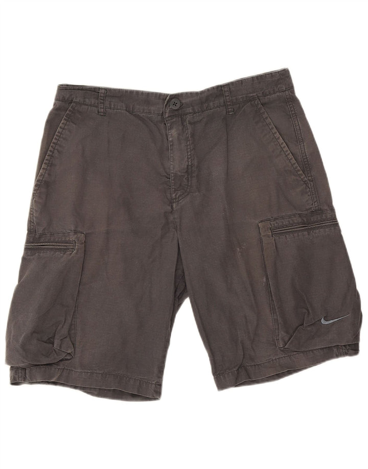 Shorts cargo masculino Nike W34 grande cinza