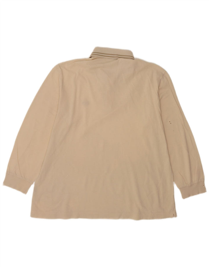 Camisa polo masculina de manga comprida Sergio Tacchini XL bege