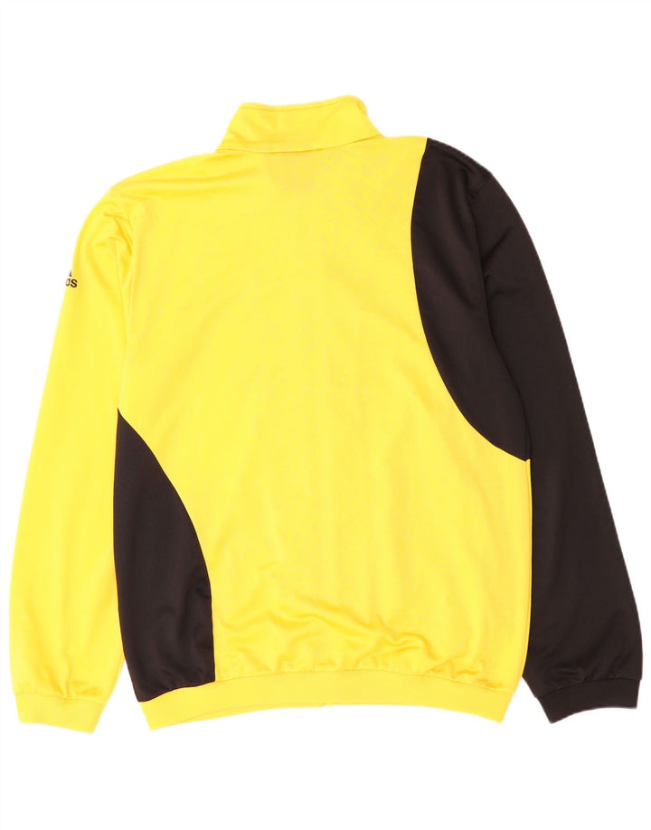 Adidas Mens Tracksuit Top Jacket UK 42/44 Grande Amarelo Colorblock