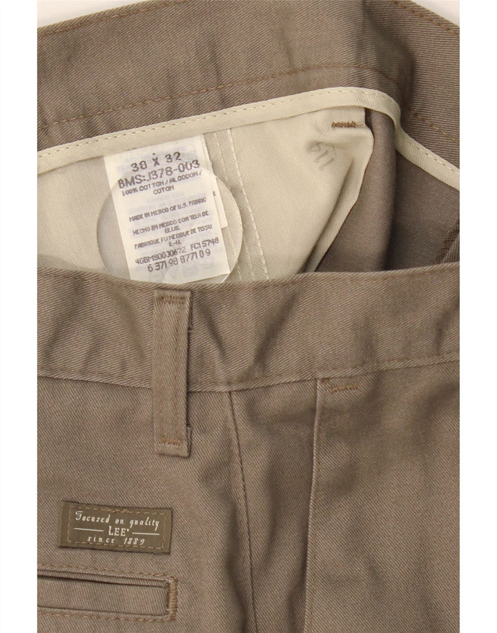 LEE Mens Straight Chino Trousers W38 L32 Beige Cotton Vintage Lee and Second-Hand Lee from Messina Hembry 